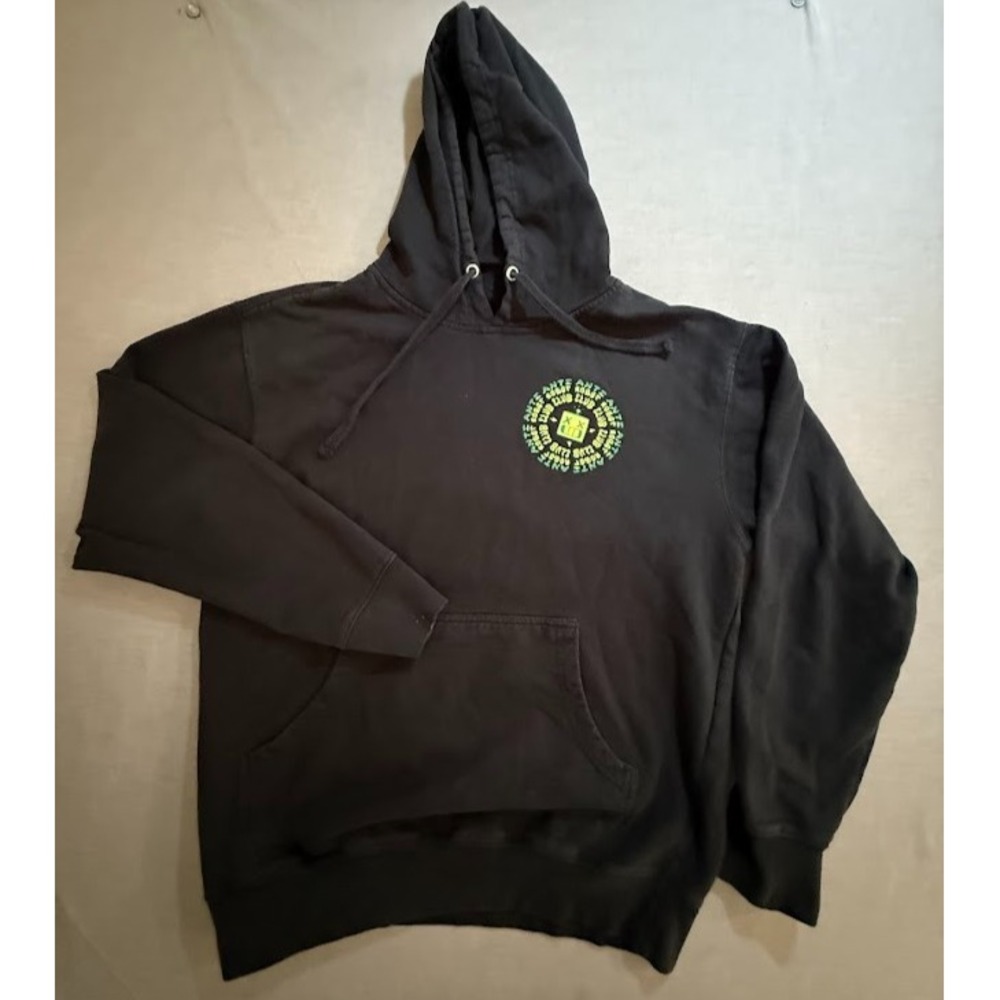 Anti Robot Club Independent Sweatshirt Adult M Black‎ Logo Long Sleeves Hoodie